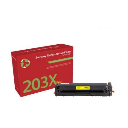 006R03622 006R03622 Xerox Ay Remanufactured Everyday Yellow Remanufactured Toner By Xerox Replaces Hp 203X (Cf542X), High Cap...