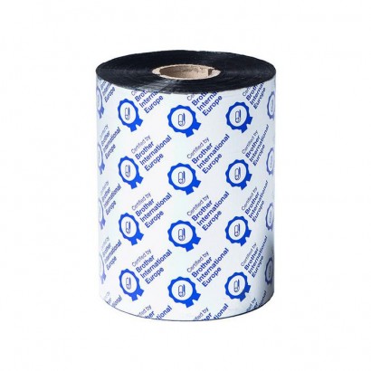 BWS1D600110 Brother STD WAX BLK 110MM X 600M (MULTI 6) - MOQ 6