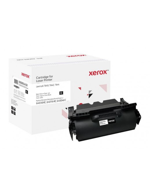 006R04458 Xerox Everyday Black Toner Compatible With Lexmark 64036He 64016He 64004He, High Yield