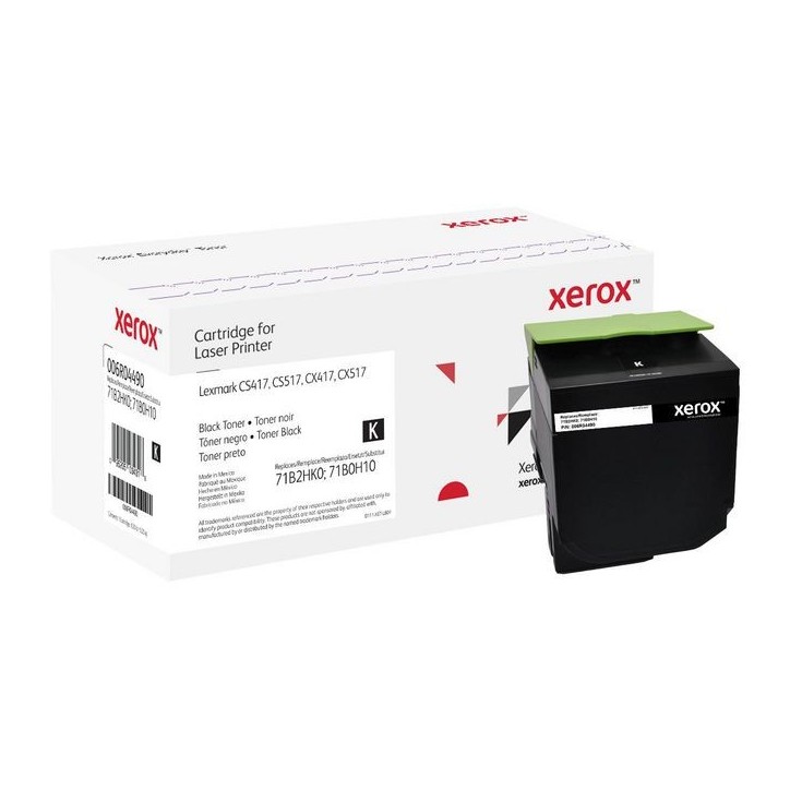 006R04490 Xerox Everyday Black Toner Compatible With Lexmark 71B2Hk0 71B0H10, High Yield