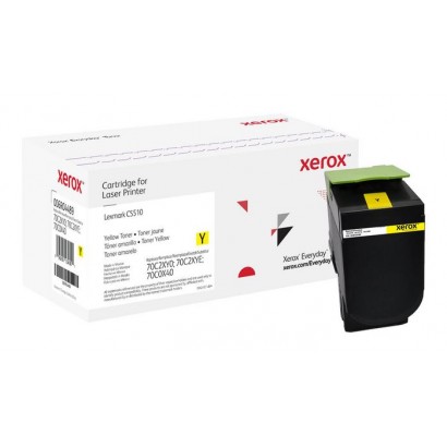 006R04489 Xerox Everyday Yellow Toner Compatible With Lexmark 70C2Xy0 70C2Xye 70C0X40