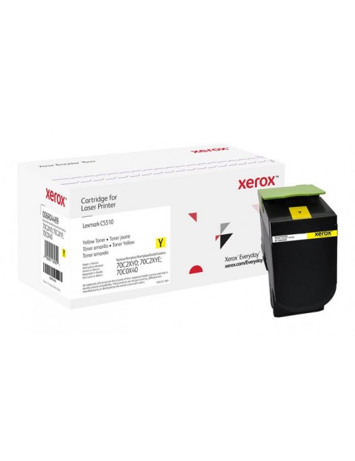 006R04489 Xerox Everyday Yellow Toner Compatible With Lexmark 70C2Xy0 70C2Xye 70C0X40