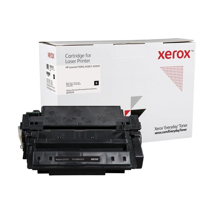 006R03670 Xerox Everyday Black Toner Compatible With Hp Q7551X