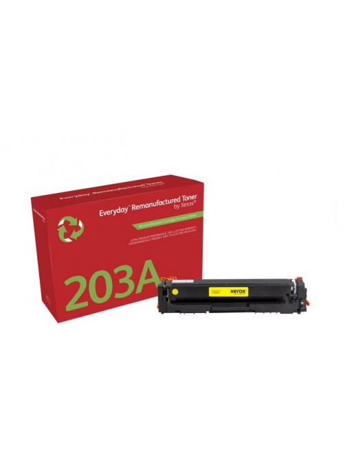 006R03616 Xerox Ay Remanufactured Everyday Yellow Remanufactured Toner By Xerox Replaces Hp 203A (Cf542A), Standard Capacity