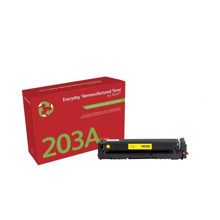 006R03616 Xerox Ay Remanufactured Everyday Yellow Remanufactured Toner By Xerox Replaces Hp 203A (Cf542A), Standard Capacity