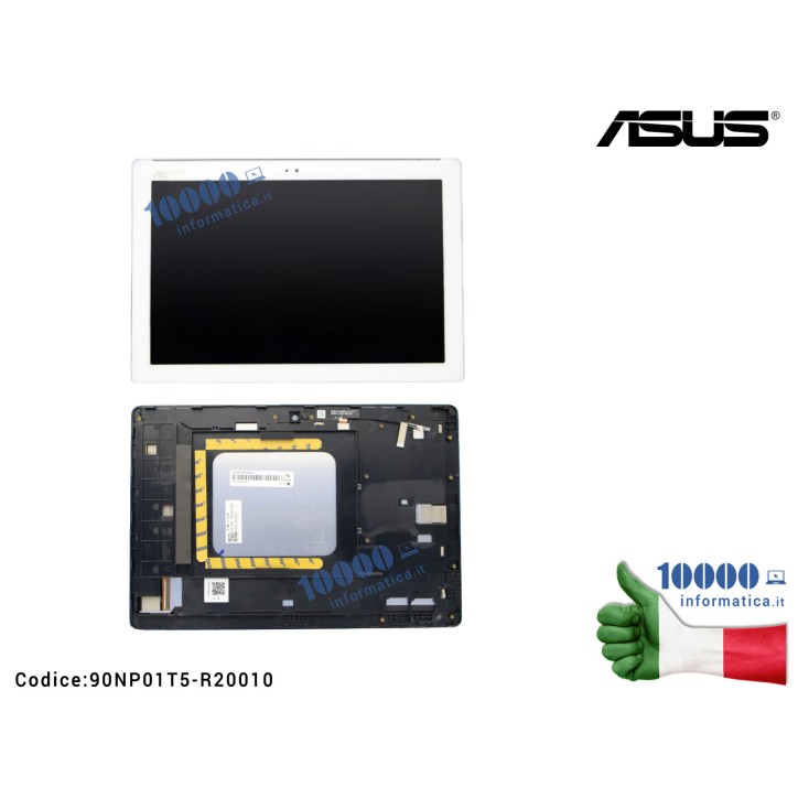 Display LCD con Vetro Touch Screen ASUS ZenPad 10 Z300CNL ZD300CNL (P01T) [BIANCO]