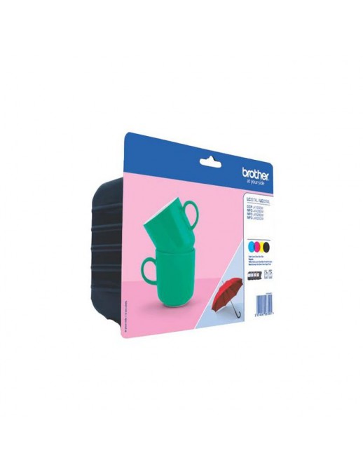 LC227XLVALBP Brother Lc-227Xlvalbp Ink Cartridge 4 Pc(S) Original Black, Cyan, Magenta, Yellow