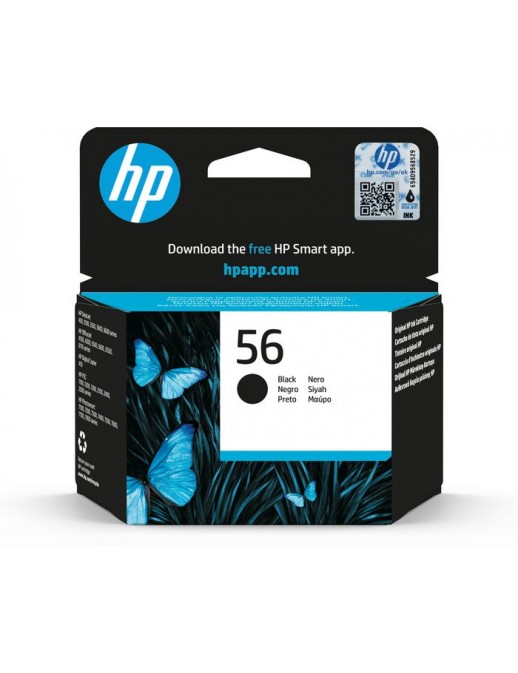 C6656AE#ABE C6656AEABE HP 56 Black Original Ink Cartridge