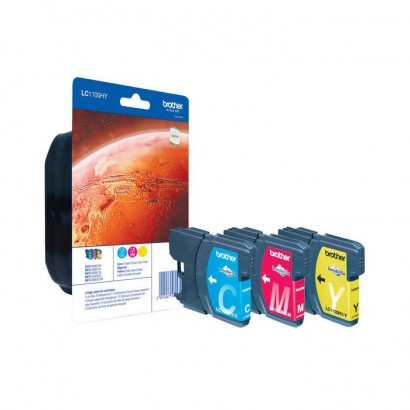 LC1100HYRBWBP LC1100HYRBWBP Brother Ink Cartridge 3 Pc(S) Original Cyan, Magenta, Yellow