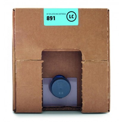 G0Y76A G0Y76A HP 3M 891 10-Liter Light Cyan Latex Ink Cartridge