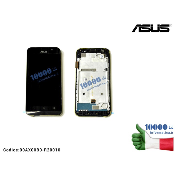 Display LCD con Vetro Touch Screen ASUS ZenFone Go ZB500KG (X00BD) [NERO]