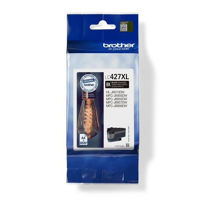 LC427XLBK Brother LC-427XLBK ink cartridge 1 pc(s) Original High (XL) Yield Black