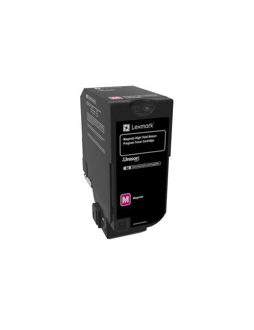 74C2HM0 74C2HM0 Lexmark 12K Magenta Return Program Toner Cartridge (CS725)