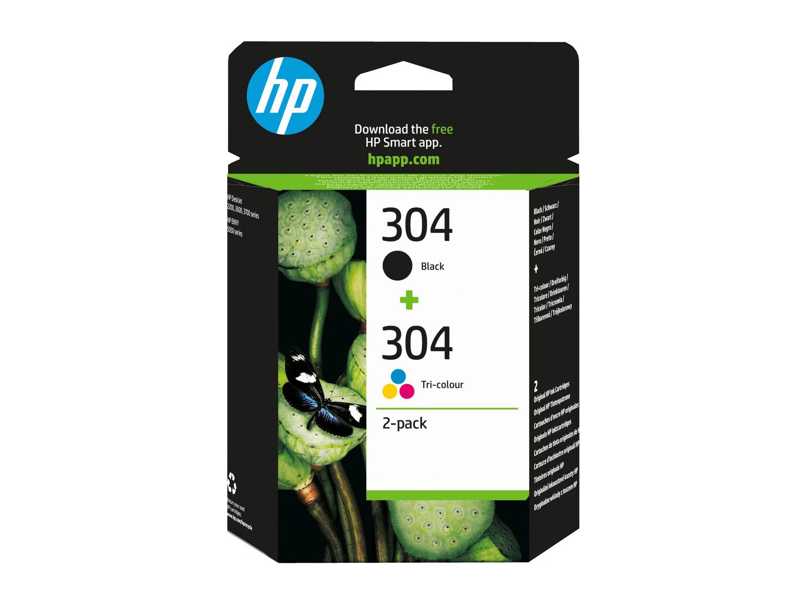 3JB05AE 3JB05AE HP 304 2-pack Black/Tri-color Original Ink Cartridges 3JB05AE 3JB05AE HP 304 2-pack Black/Tri-color Original Ink Cartridges