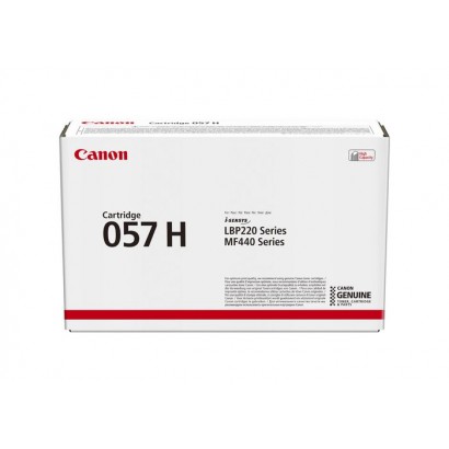 3010C002 Canon i-SENSYS 057H Toner Cartridge, Black