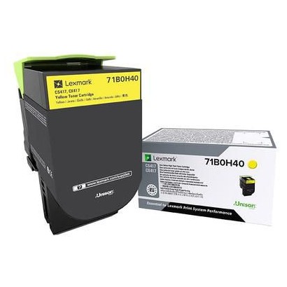 71B0H40 Lexmark Yellow High Yield Toner Cartridge