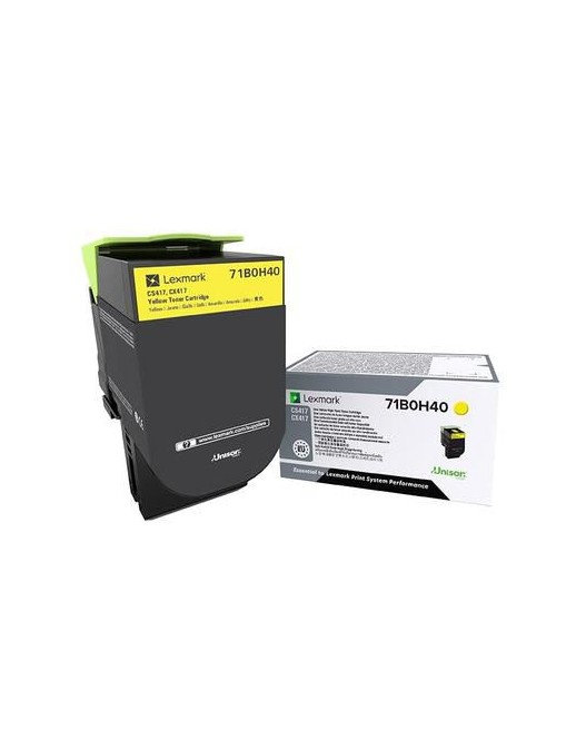 71B0H40 Lexmark Yellow High Yield Toner Cartridge