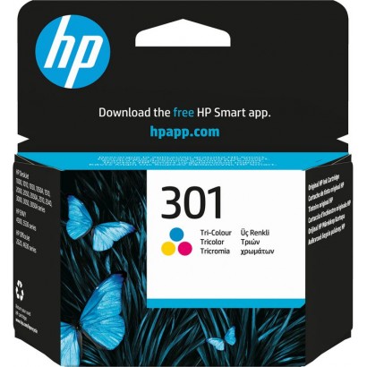 CH562EEABE HP INK CARTRIDGE NO 301 C/M/Y