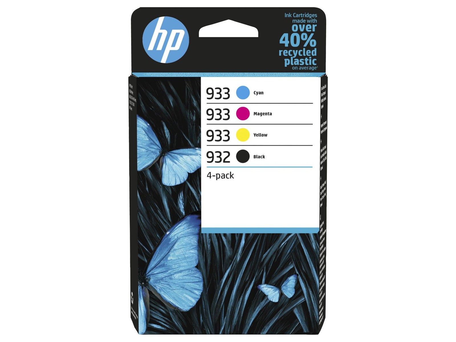 6ZC71AE 6ZC71AE HP 932 Black/933 Cyan/Magenta/Yellow 4-pack Original Inks 6ZC71AE 6ZC71AE HP 932 Black/933 Cyan/Magenta/Yellow 4-pack Original Inks