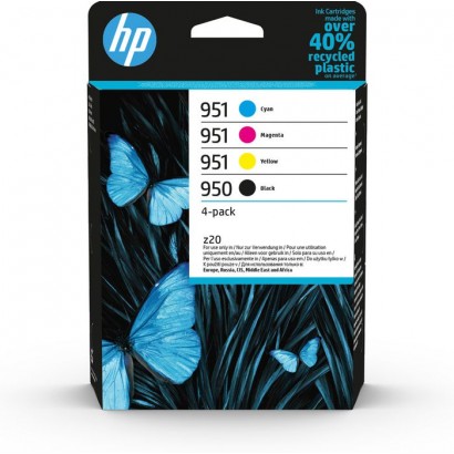 6ZC65AE HP 950 Black/951 Cyan/Magenta/Yellow 4-pack Original Ink Cartridges