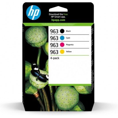 6ZC70AE301 HP 963 CMYK Original Ink Cartridge