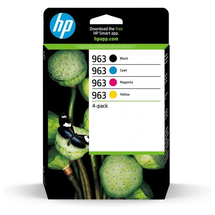 6ZC70AE301 HP 963 CMYK Original Ink Cartridge