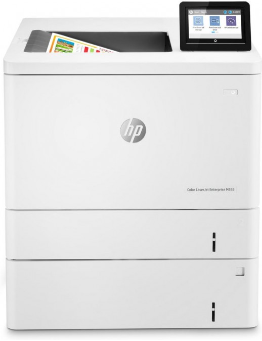 7ZU79AB19 HP Color LaserJet Enterprise M555x, Laser, 1200 x 1200dpi, 40ppm, A4, 1000MB, WiFi, CGD, 4.3"