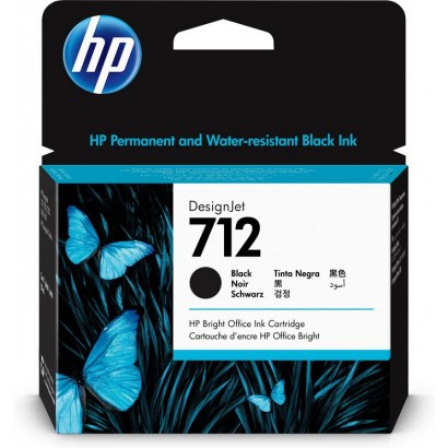 3ED71A HP 712 80-ml Black DesignJet Ink Cartridge