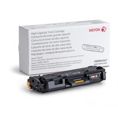 106R04347 Xerox Xerox Genuine B205 / B210 / B215 Black High Capacity Toner Cartridge (3000 pages)...