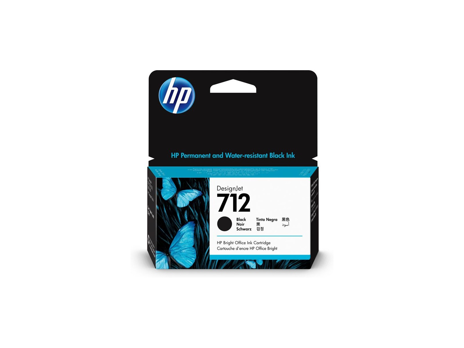 3ED70A 3ED70A HP 712 38-ml Black DesignJet Ink Cartridge 3ED70A 3ED70A HP 712 38-ml Black DesignJet Ink Cartridge