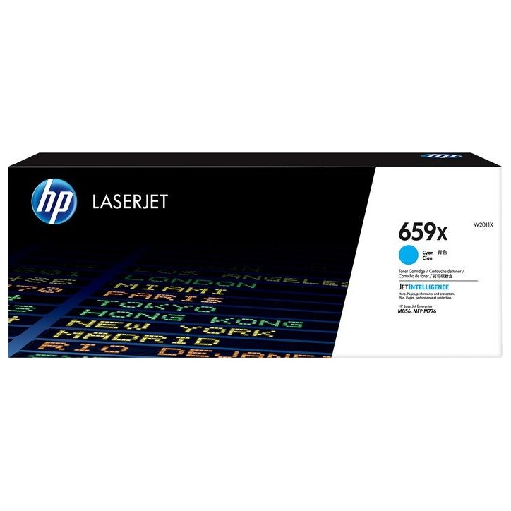 W2011X HP 659X High Yield Cyan Original LaserJet Toner Cartridge