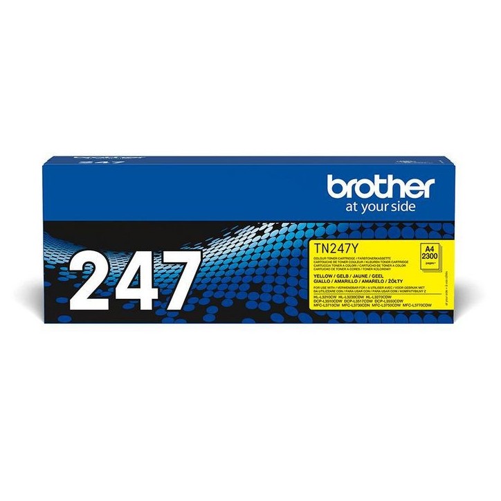 TN247Y Brother Toner TN247Y (2300 pages) TN247Y Brother Toner TN247Y (2300 pages)