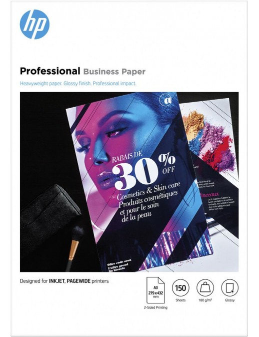 7MV84A HP Professional Multi-use Glossy FSC Paper