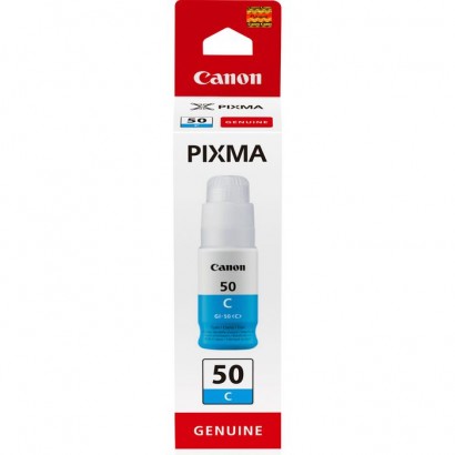 3403C001 Canon GI-50 C, High Yield, Ink Bottle, Cyan