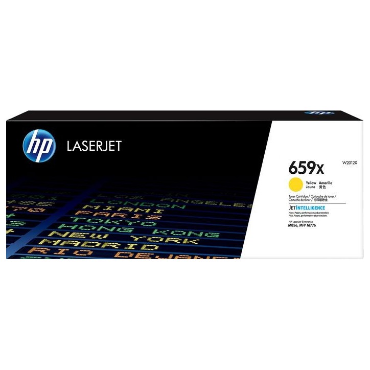 W2012X HP 659X High Yield Yellow Original LaserJet Toner Cartridge