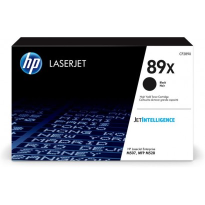 CF289X HP 89X High Yield Black Original LaserJet Toner Cartridge