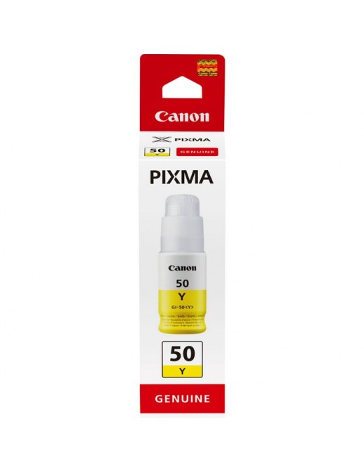 3405C001 Canon GI-50 Y, High Yield, Ink Bottle, Yellow