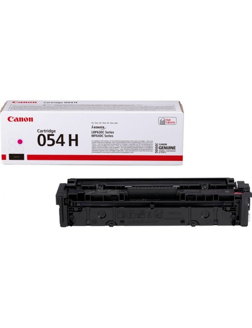 3026C002 Canon 054 H High Yield Toner Cartridge, Magenta