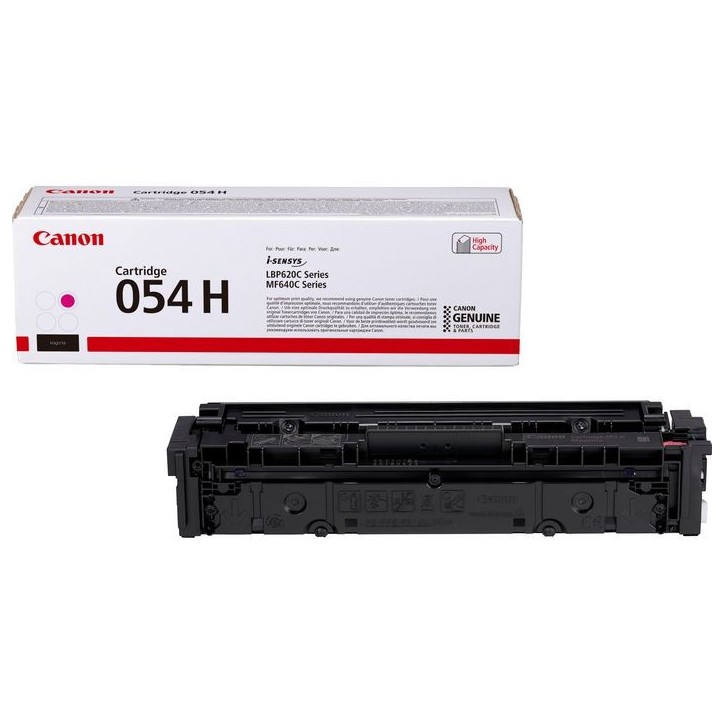 3026C002 Canon 054 H High Yield Toner Cartridge, Magenta