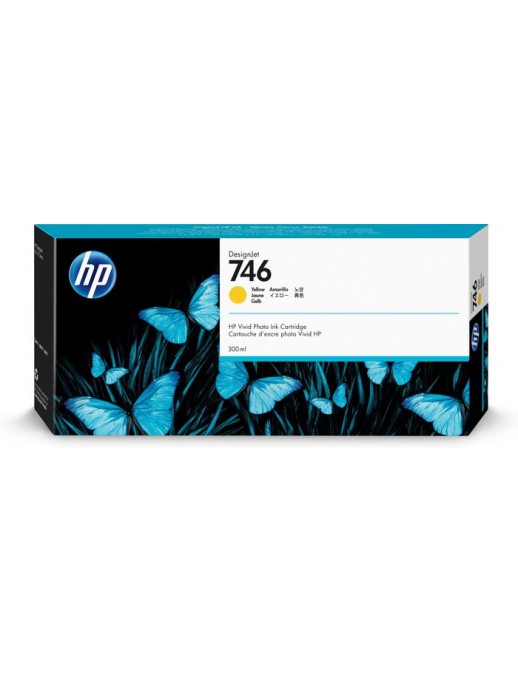 P2V79A HP 746 300-ml Yellow DesignJet Ink Cartridge 826038