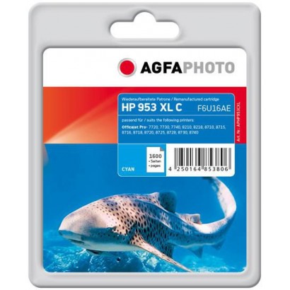 APHP953CXL AgfaPhoto Cyan, 1600p, OfficeJet Pro 77**/82**/87**