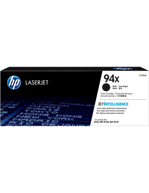 CF294X CF294X HP 94X High Yield Black Original LaserJet Toner Cartridge 1037304