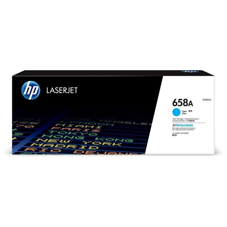 W2001A HP 658A Cyan Original LaserJet Toner Cartridge