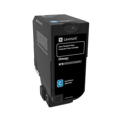 74C2SCE 74C2SCE Lexmark Toner Corporate Cyan 7k