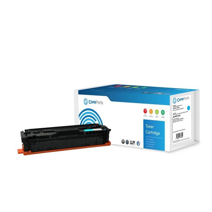 QI-HP2132C CoreParts Toner Cyan M180C-NTR Pages: 900 HP Color LaserJet HP Color LaserJet Pro M180 Cyan CF531A, 205A