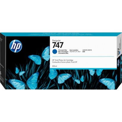 P2V85A P2V85A HP 747 300-ml Chromatic Blue DesignJet Ink Cartridge