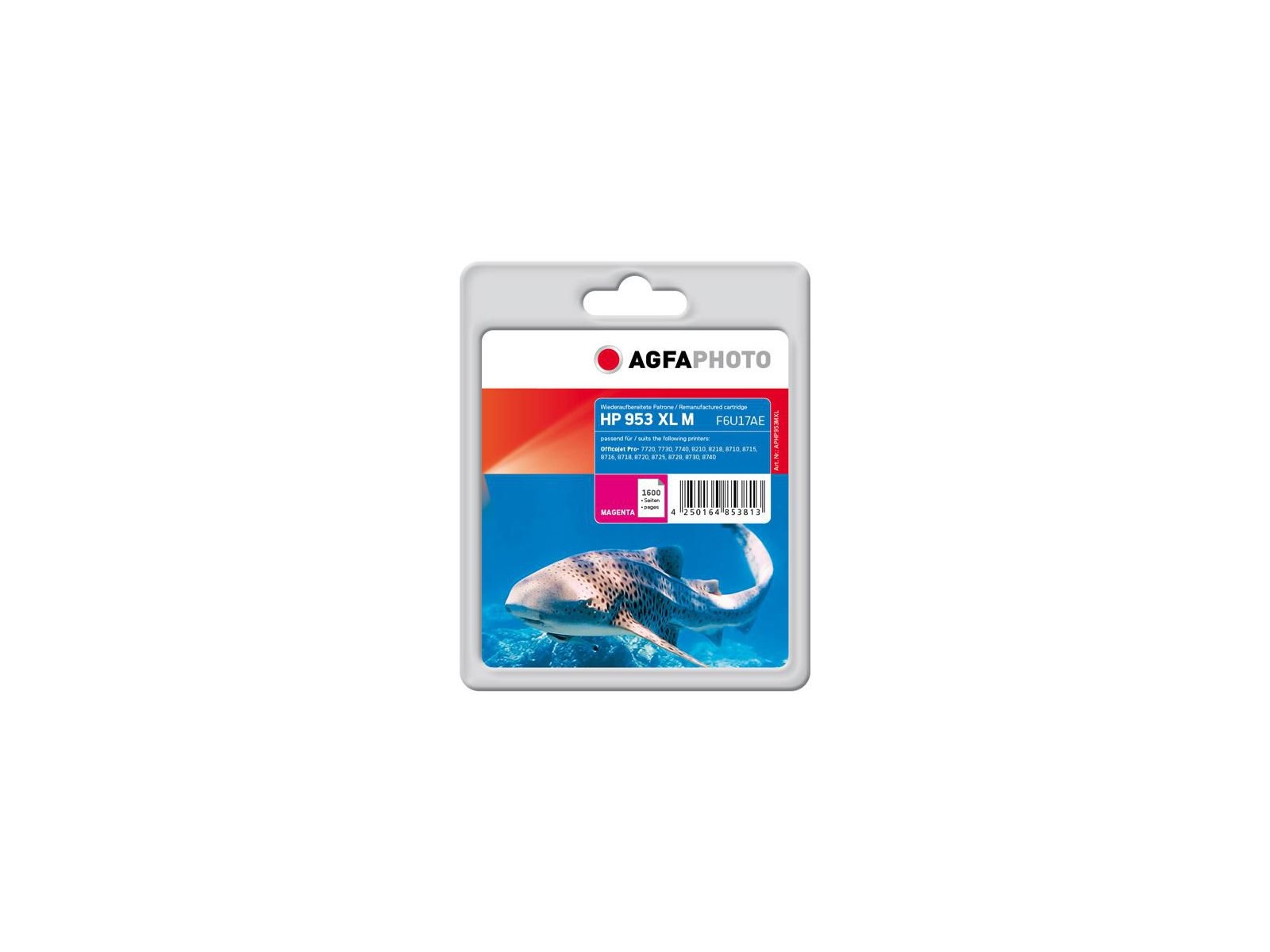 APHP953MXL APHP953MXL AgfaPhoto HP 953 XL, Magenta, 1600 pages APHP953MXL APHP953MXL AgfaPhoto HP 953 XL, Magenta, 1600 pages