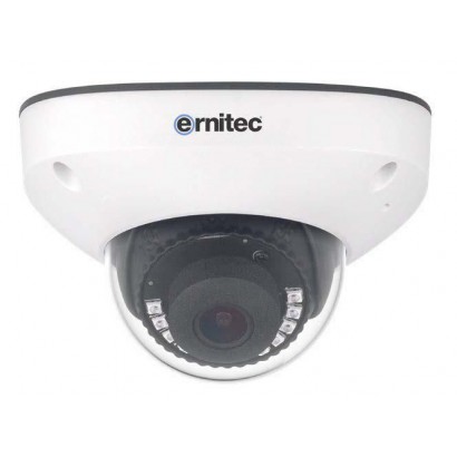 0070-08011 Ernitec Pluto Vandal Dome Camera 5MP Fix Lens, 2.8mm