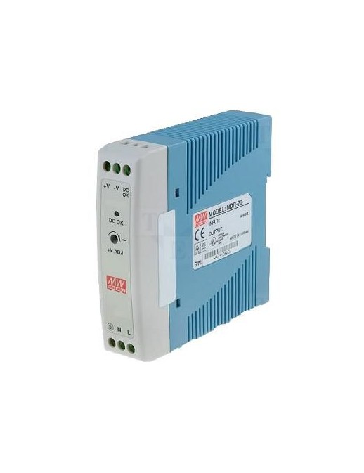42102 42102 Moxa DIN-RAIL 24VDC FORSYNING, -20 MDR-20-24