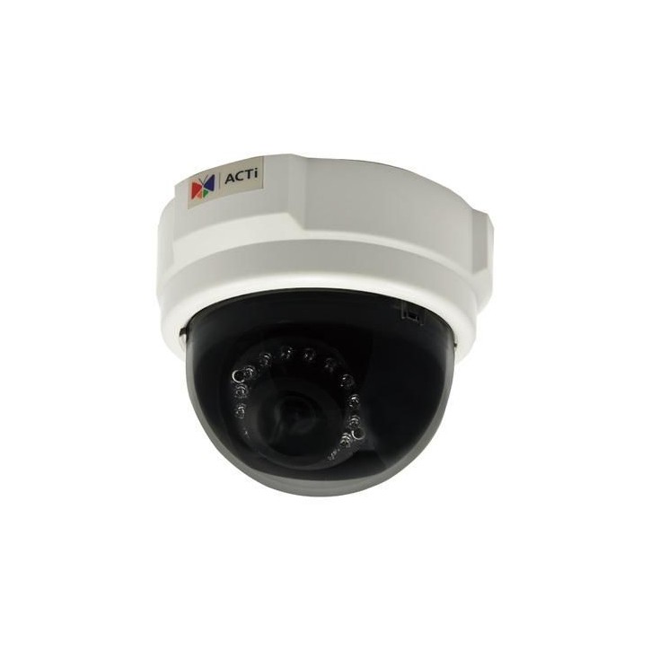 E54 ACTi 5MP Indoor Dome with D/N, IR, Basic WDR, Fixed lens